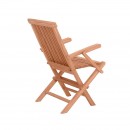 ΑΝΑΔΙΠΛΟΥΜΕΝΗ ΚΑΡΕΚΛΑ ΚΗΠΟΥ ΜΕ ΜΠΡΑΤΣΑ Fylliana Winston ΜΑΣΙΦ ΞΥΛΟ ΤΕΑΚ ΦΥΣΙΚΟ ΧΡΩΜΑ 43x57x89εκ