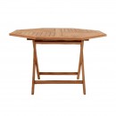 ΑΝΑΔΙΠΛΟΥΜΕΝΟ ΟΧΤΑΓΩΝΟ ΤΡΑΠΕΖΙ ΚΗΠΟΥ Fylliana Bali ΜΑΣΙΦ ΞΥΛΟ ΤΕΑΚ ΦΥΣΙΚΟ ΧΡΩΜΑ 120x75εκ