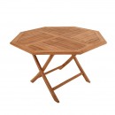 ΑΝΑΔΙΠΛΟΥΜΕΝΟ ΟΧΤΑΓΩΝΟ ΤΡΑΠΕΖΙ ΚΗΠΟΥ Fylliana Bali ΜΑΣΙΦ ΞΥΛΟ ΤΕΑΚ ΦΥΣΙΚΟ ΧΡΩΜΑ 120x75εκ