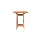 ΤΕΤΡΑΓΩΝΟ ΤΡΑΠΕΖΙ ΚΗΠΟΥ Fylliana Winston ΜΑΣΙΦ ΞΥΛΟ ΤΕΑΚ ΦΥΣΙΚΟ ΧΡΩΜΑ 60x60x75εκ