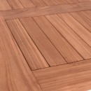 ΤΕΤΡΑΓΩΝΟ ΤΡΑΠΕΖΙ ΚΗΠΟΥ Fylliana Winston ΜΑΣΙΦ ΞΥΛΟ ΤΕΑΚ ΦΥΣΙΚΟ ΧΡΩΜΑ 80x80x75εκ