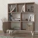 ΒΙΒΛΙΟΘΗΚΗ-ΡΑΦΙΕΡΑ Fylliana Orbit GREY OAK 90*22*105