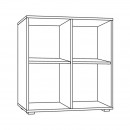 ΒΙΒΛΙΟΘΗΚΗ-ΡΑΦΙΕΡΑ Fylliana Smart 4P ARTISAN ΧΡΩΜΑ 74x25x76εκ