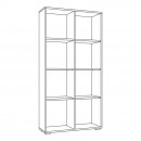 ΒΙΒΛΙΟΘΗΚΗ-ΡΑΦΙΕΡΑ Fylliana Smart 8P ARTISAN ΧΡΩΜΑ 74x25x146εκ