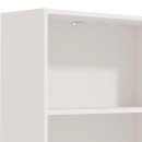ΒΙΒΛΙΟΘΗΚΗ TOMAR 3 ΛΕΥΚΟ ΧΡΩΜΑ 70x24,5x107,5εκ