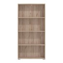 ΒΙΒΛΙΟΘΗΚΗ TOMAR 4 GREY OAK 70x24,5x142εκ