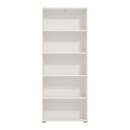 ΒΙΒΛΙΟΘΗΚΗ TOMAR 5 ΛΕΥΚΟ 70x24,5x176,5εκ