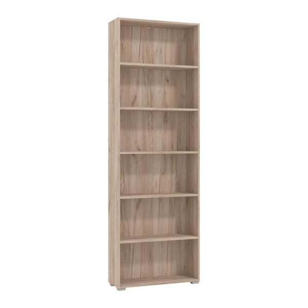 ΒΙΒΛΙΟΘΗΚΗ TOMAR 6 GREY OAK 70x24,5x211,5εκ