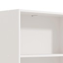 ΒΙΒΛΙΟΘΗΚΗ TOMAR 6 ΛΕΥΚΟ 70x24,5x211,5εκ