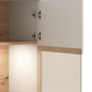 ΒΙΤΡΙΝΑ BELFORT 2K VS1 CASHMERE-ARTISAN OAK 85x40x122εκ o.r.s
