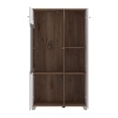 ΒΙΤΡΙΝΑ BURGUNDY 2K VS1 140 ΛΕΥΚΟ-FLAGSTAFF OAK-ΛΕΥΚΟ HIGH GLOSS FOIL 78,5x40x139,5εκ s.p.k