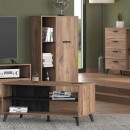 ΒΙΤΡΙΝΑ CORVIA POP FLAGSTAF-CARBON 68x33x130εκ