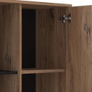 ΒΙΤΡΙΝΑ CORVIA POP FLAGSTAF-CARBON 68x33x130εκ