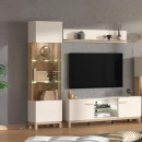 ΒΙΤΡΙΝΑ ESSEX 1K VS1 191 CASHMERE/ARTISAN OAK 52x35x192εκ