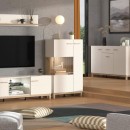 ΒΙΤΡΙΝΑ ESSEX 2K VS1 127 CASHMERE/ARTISAN OAK 77x35x128εκ