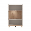 ΒΙΤΡΙΝΑ ESSEX 2K VS1 127 CASHMERE/ARTISAN OAK 77x35x128εκ