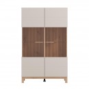 ΒΙΤΡΙΝΑ ESSEX 2K VS2 147 CASHMERE/ARTISAN OAK 90x35x147εκ