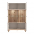 ΒΙΤΡΙΝΑ ESSEX 2K VS2 147 CASHMERE/ARTISAN OAK 90x35x147εκ