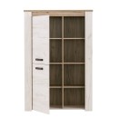 ΒΙΤΡΙΝΑ Kent POP Ν GREY OAK-WHITE OAK 99x36x146εκ knt