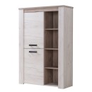 ΒΙΤΡΙΝΑ Kent POP Ν GREY OAK-WHITE OAK 99x36x146εκ knt
