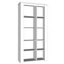 ΒΙΤΡΙΝΑ Kent POP V GREY OAΚ-WHITE OAK 99x36x195εκ knt