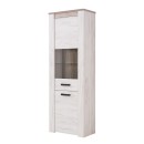 ΒΙΤΡΙΝΑ Kent VS GREY OAK-WHITE OAK 68x36x195εκ knt