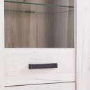 ΒΙΤΡΙΝΑ Kent VS GREY OAK-WHITE OAK 68x36x195εκ knt
