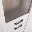 ΒΙΤΡΙΝΑ Kent VS GREY OAK-WHITE OAK 68x36x195εκ knt