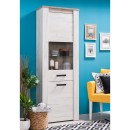 ΒΙΤΡΙΝΑ Kent VS GREY OAK-WHITE OAK 68x36x195εκ knt