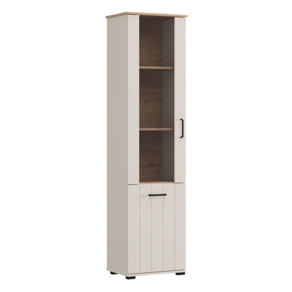ΒΙΤΡΙΝΑ LAMBETH 1K VS1 191 CASHMERE-ARTISAN OAK 50x36x191εκ