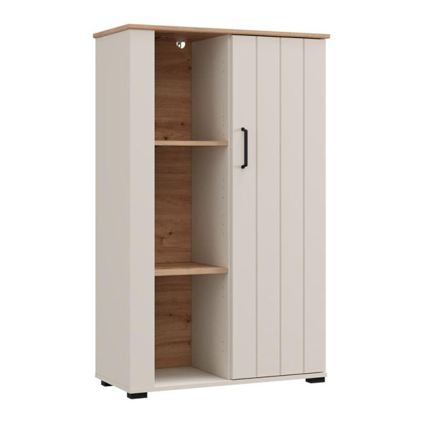 ΒΙΤΡΙΝΑ LAMBETH 2K1V 127 CASHMERE-ARTISAN OAK 80x36x127εκ