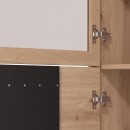 ΒΙΤΡΙΝΑ LAVAL 1K VS1 193 ARTISAN ΟΑΚ/ΜΑΥΡΟ 55x40x193εκ