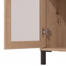 ΒΙΤΡΙΝΑ LAVAL 2K VS1 129 ARTISAN ΟΑΚ/ΜΑΥΡΟ 80x40x129εκ