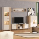 ΒΙΤΡΙΝΑ ΜΟΝΟΦΥΛΛΗ BELFORT 1K VS1 CASHMERE-ARTISAN OAK 60x40x193εκ o.r.s