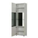 ΒΙΤΡΙΝΑ TRENTINO 1K VS ΛΕΥΚΟ-ΜΑΥΡΟ-ΛΕΥΚΗ ΛΑΚΑ 58x35x190εκ s.p.f