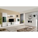 ΒΙΤΡΙΝΑ TRENTINO 2K VS1 ΛΕΥΚΟ-ΜΑΥΡΟ-ΛΕΥΚΗ ΛΑΚΑ 87,5x35x124εκ s.p.f