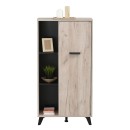 ΒΙΤΡΙΝΑ UMBRIA POP GREY OAK-ΜΑΥΡΟ 67x33x130εκ m.b.r