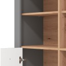 ΒΙΤΡΙΝΑ VALENCIA POP 2K ΓΚΡΙ ΓΡΑΦΙΤΗ-ARTISAN OAΚ-ΓΚΡΙ ΜΑΤ ΧΡΩΜΑ 103.5x41x143εκ