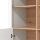 ΒΙΤΡΙΝΑ VALENCIA POP 2K ΛΕΥΚΟ-ARTISAN OAΚ-ΛΕΥΚΟ ΜΑΤ ΧΡΩΜΑ 103.5x41x143εκ