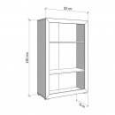 ΒΙΤΡΙΝΑ WARWICK 2K VS1 130 CASHMERE/CASHMERE MATT FOIL 84x35x130εκ