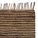 ΧΑΛΙ Fylliana Jute ΜΑΥΡΟ-ΚΑΦΕ ΧΡΩΜΑ 160x230εκ