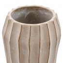 ΔΙΑΚΟΣΜΗΤΙΚΟ ΒΑΖΟ ΤΣΙΜΕΝΤΕΝΙΟ Fylliana FL22424 ΜΠΕΖ-ΓΚΡΙ ΜΕ TAUPE ΛΕΠΤΟΜΕΡΕΙΕΣ ΧΡΩΜΑ 18x31εκ