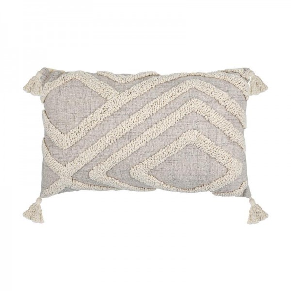 ΔΙΑΚΟΣΜΗΤΙΚΟ ΜΑΞΙΛΑΡΙ Fylliana Ruby ΜΠΕΖ ΧΡΩΜΑ 30x50x10εκ