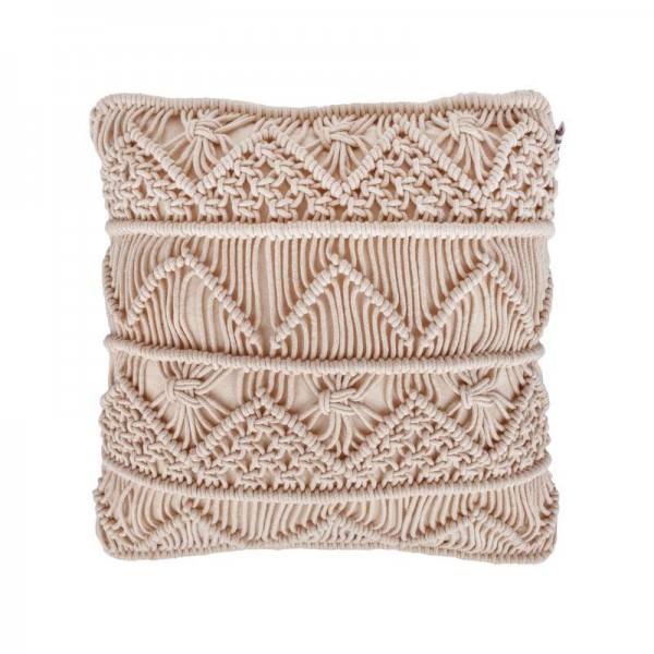 ΔΙΑΚΟΣΜΗΤΙΚΟ ΜΑΞΙΛΑΡΙ ΜΑΚΡΑΜΕ ΦΥΣΙΚΟ ΧΡΩΜΑ 40x40εκ