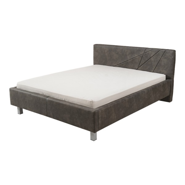 ΔΙΠΛΟ ΚΡΕΒΑΤΙ FALCO ΓΚΡΙ 178x217x94εκ (160x200)