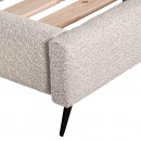 ΔΙΠΛΟ ΚΡΕΒΑΤΙ Fylliana Bavaria ΜΠΕΖ ΧΡΩΜΑ 203x215x126εκ (160x200)