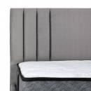 ΔΙΠΛΟ ΚΡΕΒΑΤΙ Fylliana Horizon ΓΚΡΙ ΧΡΩΜΑ 175x214x115εκ (160x200)
