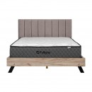 ΔΙΠΛΟ ΚΡΕΒΑΤΙ Fylliana Oslo ΜΠΕΖ ΧΡΩΜΑ 173x214x118εκ (160x200)