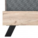 ΔΙΠΛΟ ΚΡΕΒΑΤΙ Fylliana Oslo ΜΠΕΖ ΧΡΩΜΑ 173x214x118εκ (160x200)