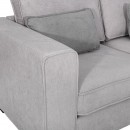 ΔΙΘΕΣΙΟΣ ΚΑΝΑΠΕΣ Huelva ΜΠΕΖ ΥΦΑΣΜΑ 181x93x86εκ